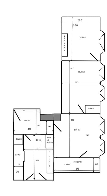 Petit appartement de 1 pièces, Paix 7, Chaux-de-Fonds 2