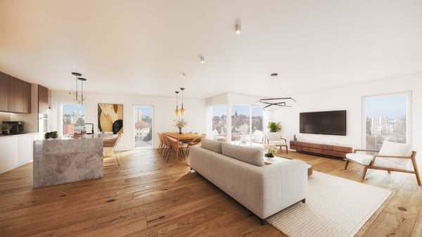 Superbe appartement de 1.5 pièces à Fribourg 2