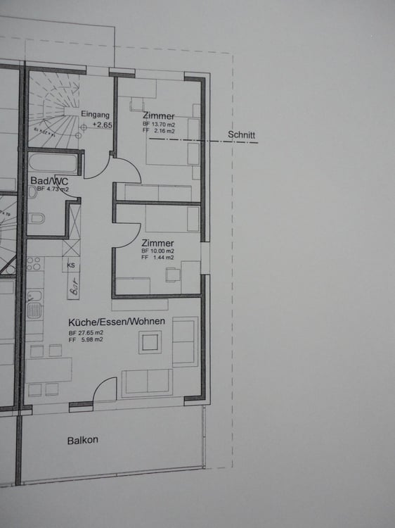 Gemütliche, sonnige 1.5 Zimmerwohnung im Steinerberg 4