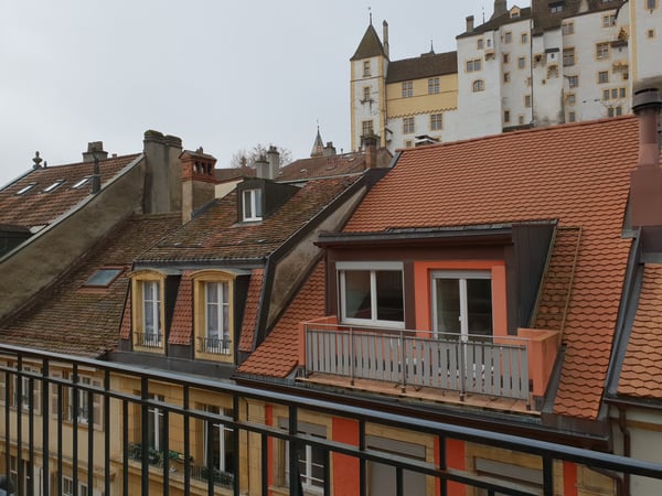 beau duplex zone piétonne neuchatel a louer 2