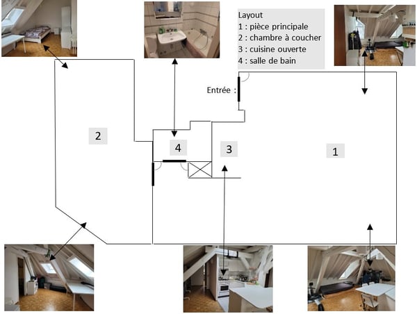 Charmant appartement 1.5 pièces mansardé dès février 2026 5