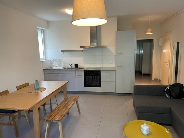 Bel appartement meublé 1.5 pièces avec jardin privatif 2