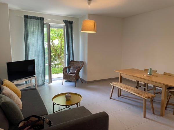 Bel appartement meublé 1.5 pièces avec jardin privatif 4
