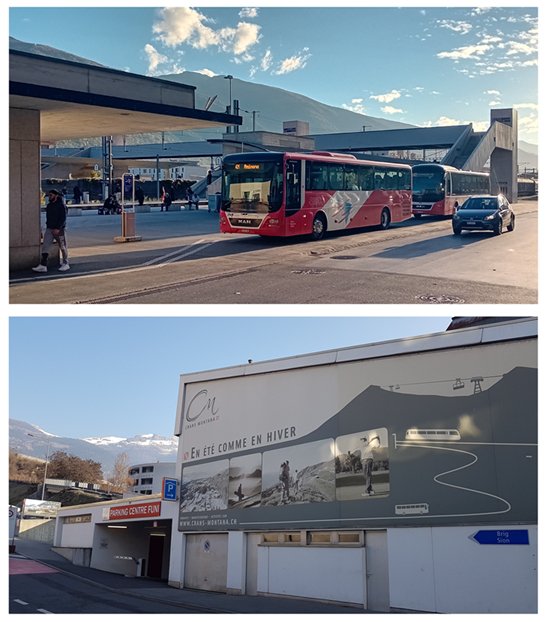 Studio meublé - au centre-ville de Sierre/ à 200m du SMC 3