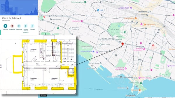 Appt de 1.5 Pièces - Idéalement Situé - Dispo fin décembre 1