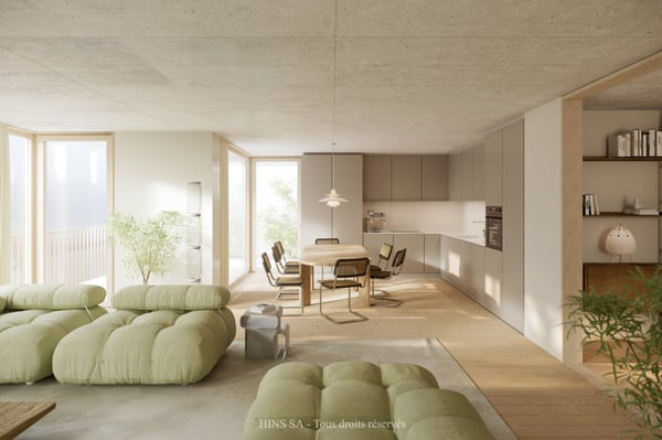 Nouveau : Appartements PPE d'exceptions de 2.5 à 5,5 pcs 2