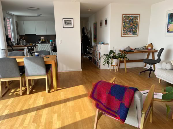 Bright and modern 1.5-room flat with lake and mountain view 3