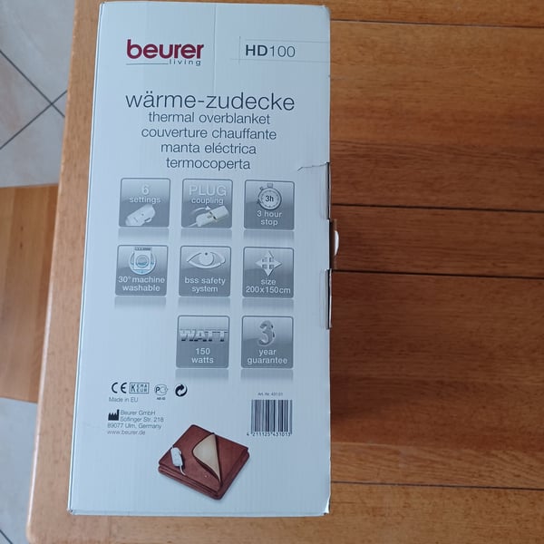Couverture chauffante 2