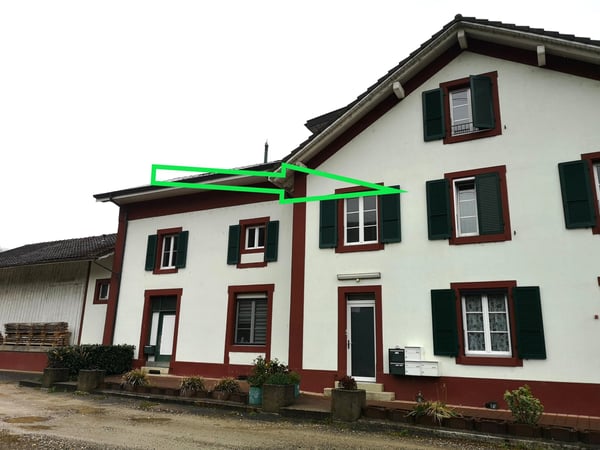 Appartement à louer dans ancienne gare, 1er étage, libre 2