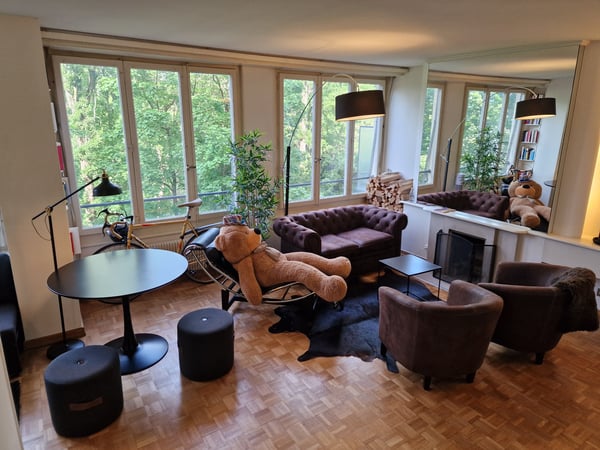 Grand studio ouvert de 10m² aux Eaux-Vives 1