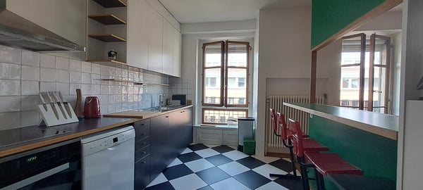 Six pièces meublé, centre-ville Genève, spacieux, lumineux 2