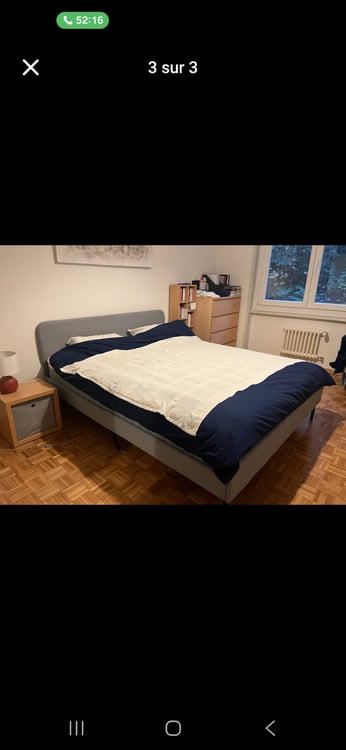 Sous-location 1.5 pièces 05.01.26 au 24.03.26 à Lausanne 2