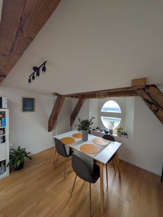 1.5 pièces à 2 minutes de la gare de Lausanne 3