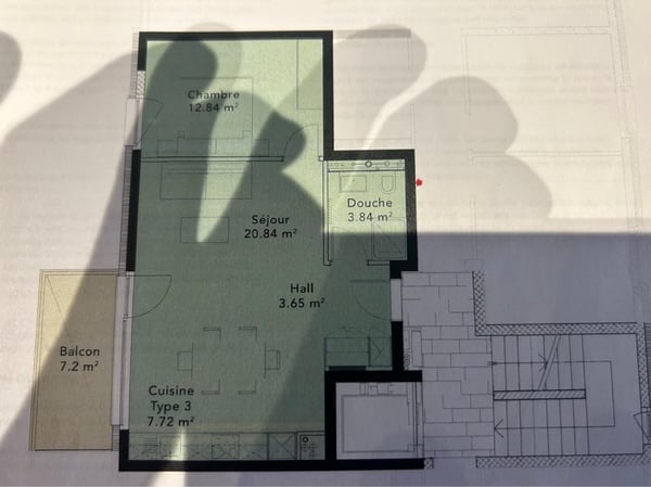 Lumineux 1.5 pièces à Sierre 4