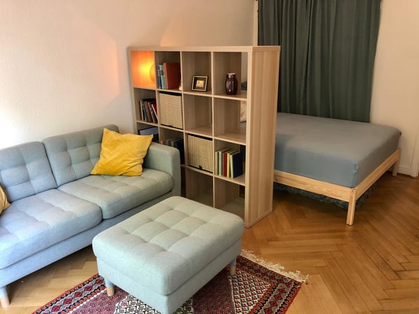 Sunny furnished flat with garden for sub-lease  Jonction 4