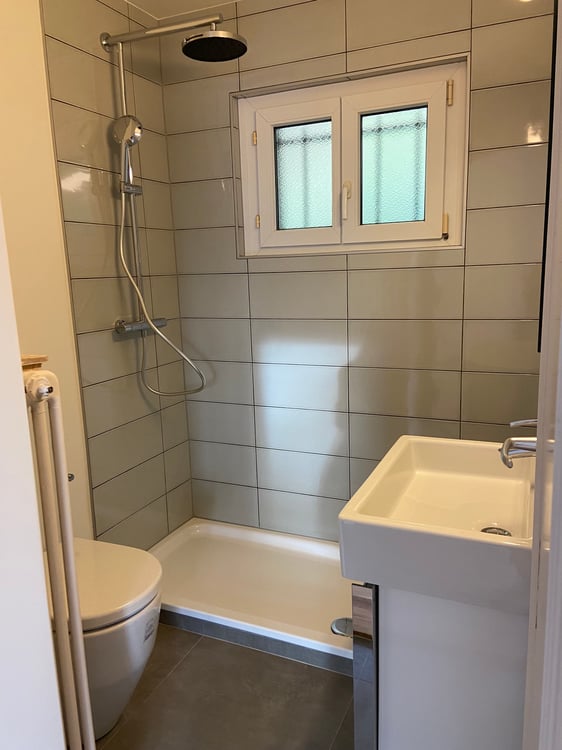 appt rénové-nature -vue lac- ds grande propr. privée jardin 5