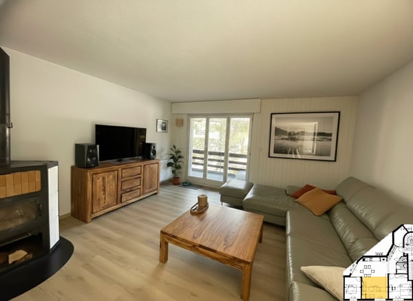 Appartement 1.5 pièces entièrement rénové avec terrasse 2