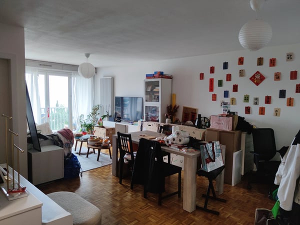 1.5 pièces, vue imprenable sur le lac, à 5 min. du métro M2 2