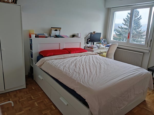 1.5 pièces, vue imprenable sur le lac, à 5 min. du métro M2 4