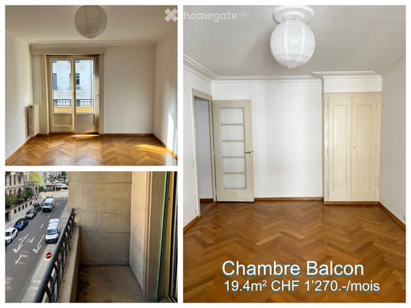 2 Grandes chambres meublées en centre-ville 2