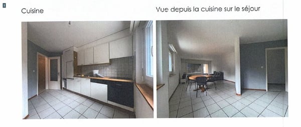 Enney, 3.5 pces avec balcon, cave et place de parc. 2