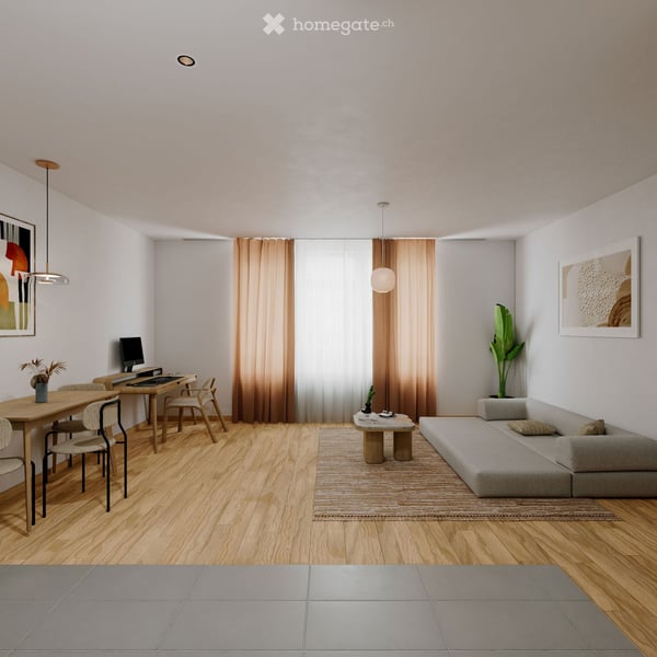 Studio 8ème étage, immeuble neuf, Les Acacias 3