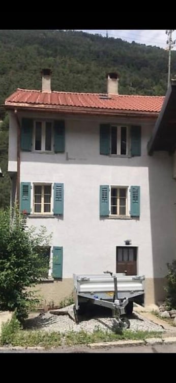 Maison grange terrain 375m2 cabanon jardin parc 1