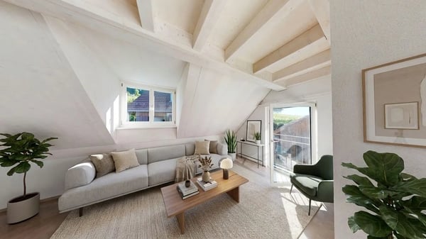 3.5 Zimmer-Dachwohnung mit Weitsicht 3