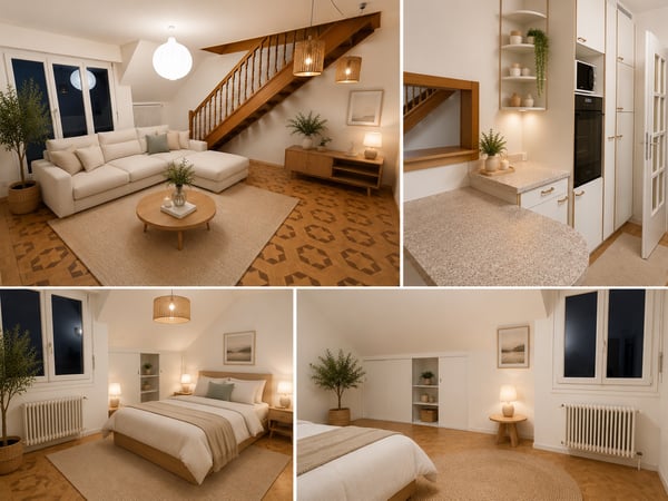 Duplex 5.5 PC à La Croix-de-Rozon - Vue Salève 2