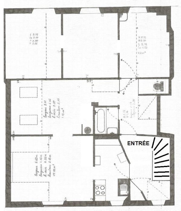 A louer Bel Appartement Mansardé 5,5 pièces. à St-Imier 5