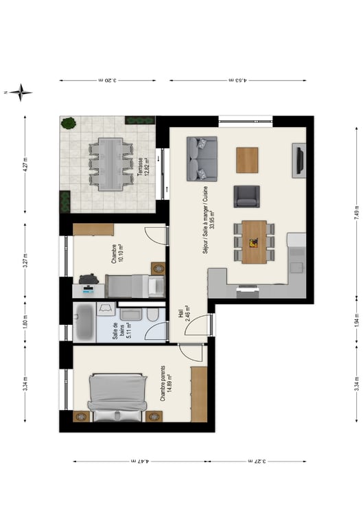 Magnifique appartement moderne de 3,5 pièces à Corminboeuf ! 5