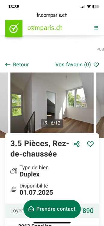 Magnifique duplex de 3 1/2 3