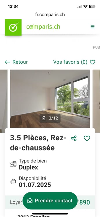 Magnifique duplex de 3 1/2 2