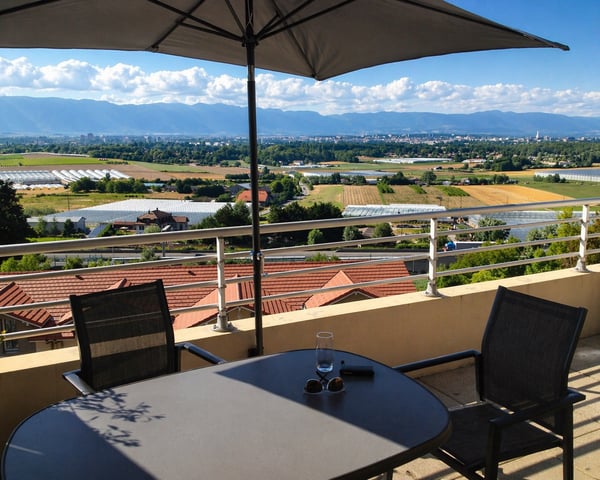 Villa jumelée, Jardin, vue sur Geneve 4
