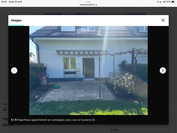 Magnifique appartement en campagne, avec vue sur la plaine 3