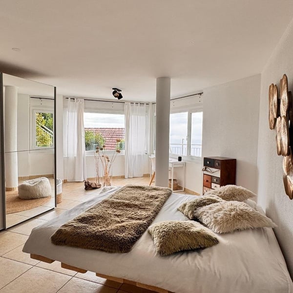 Chambre de standing dans villa avec vue panoramique  Lavaux 1