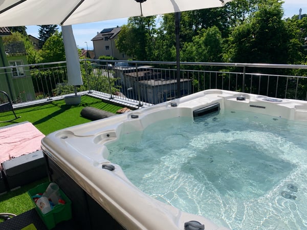 Superbe duplex 4.5 pièces avec terrasse, jacuzzi et jardin 4