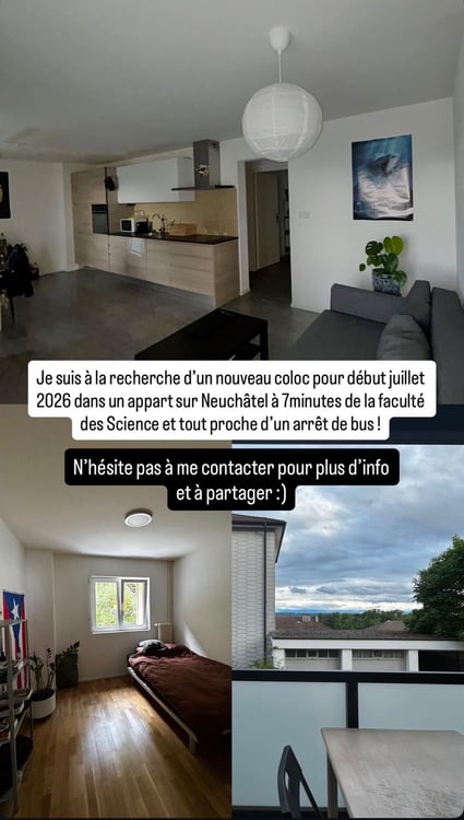 Recherche colocataire à Neuchâtel 18