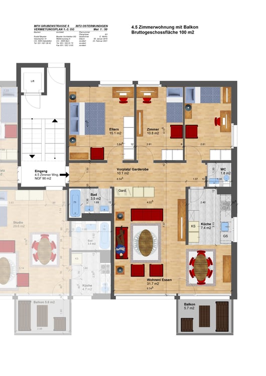 4,5 Zimmer Wohnung im Zentrum von Ostermundigen ab 1.8.2026 5