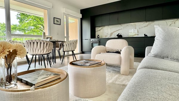 Appartement T3 meublé, terrasse 20m², à 10 min de Genève 5