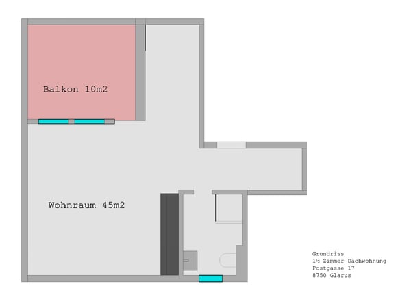 1 ½ Zimmer-Wohnung in Glarus 5