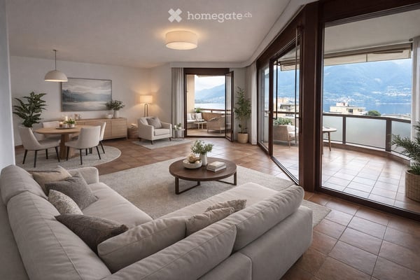 Magnifico appartamento all'ultimo piano con vista lago! 3