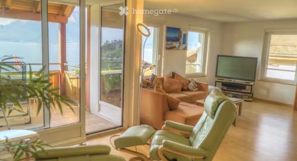 Colocation chambre duplex avec vue LAC, confort, RIVAZ, TOP 13