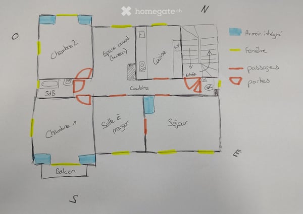 Charmant Appartement 4.5 pcs/~110m2 - avec petit balcon 5