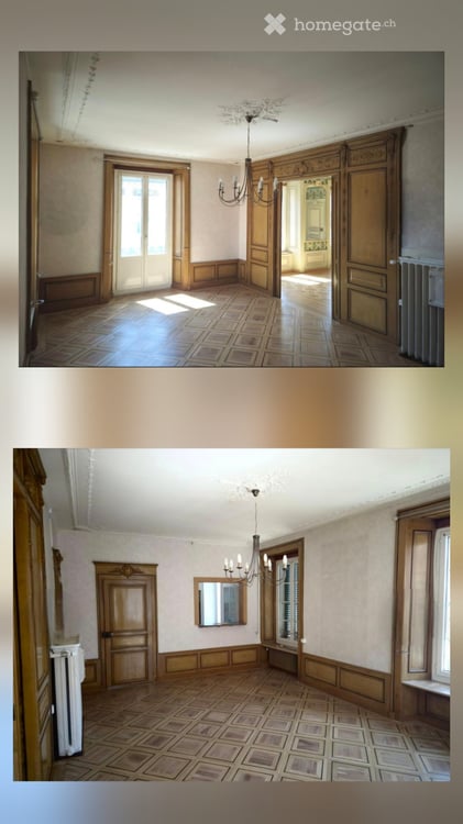 Grand appartement de 7.5 pces avec double balcon et garage 2