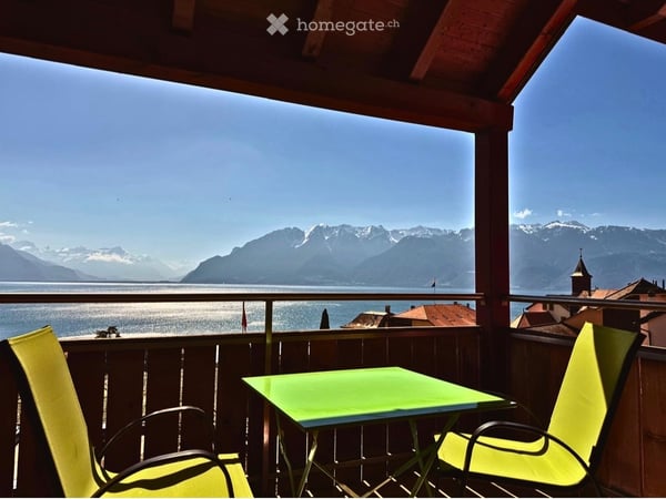 Colocation chambre duplex avec vue LAC, confort, RIVAZ, TOP 4
