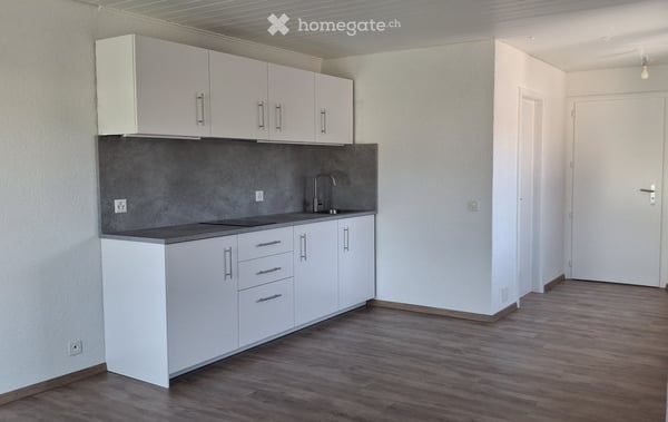 Studio rénové avec terrasse au centre de Crans-VD 1