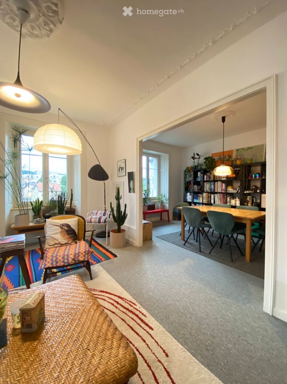 Grande chambre dans coloc de 4 ch./5pers./2 SDB. 1