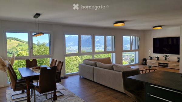 Villa-appartement de 5.5 pièces sur les Hauts de Monthey 1