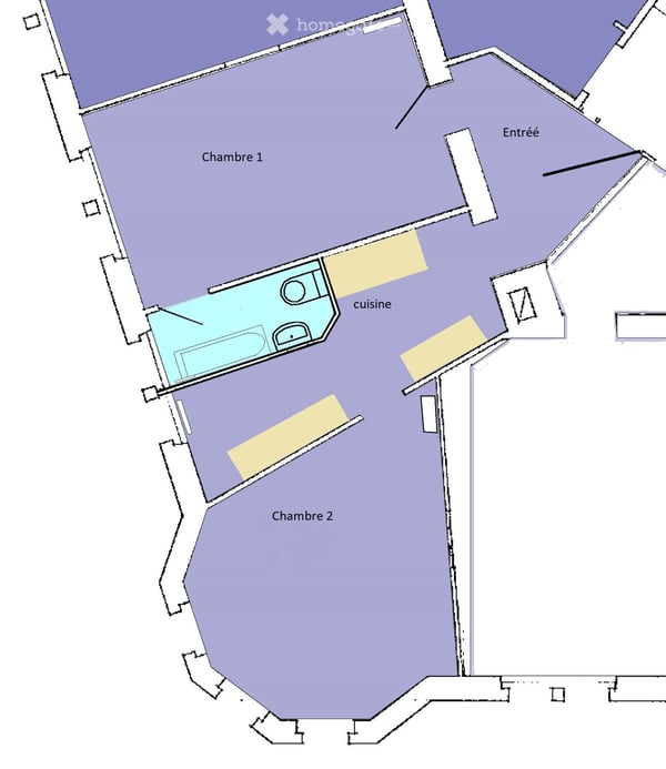 Appartement 2 pièces au centre de Moutier, 54 m2 5